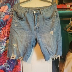 Mom style, jean shorts, SIZE 11